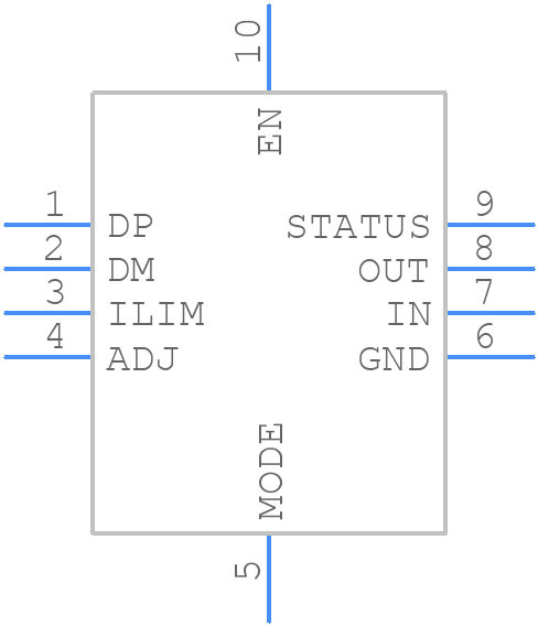 MP5030DGQH-P - Monolithic Power Systems (MPS) - PCB symbol