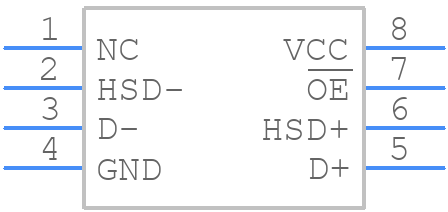 FSUSB31K8X - onsemi - PCB symbol