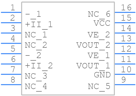 HCPL-1930#300 - Avago Technologies - PCB symbol