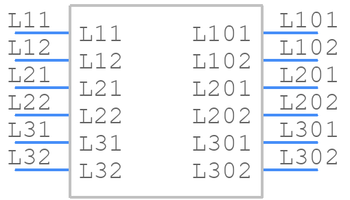 RB6132-36-0M4 - Schaffner - PCB symbol