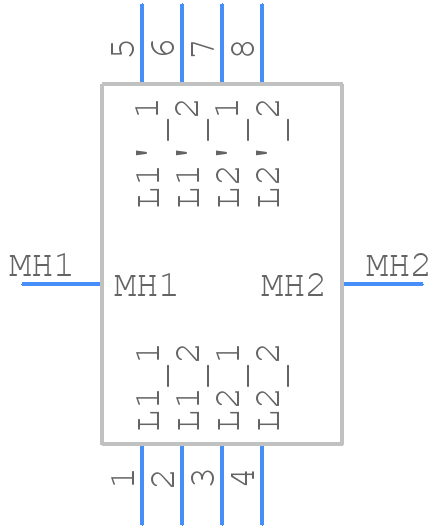 RB8522-16-3M0 - Schaffner - PCB symbol