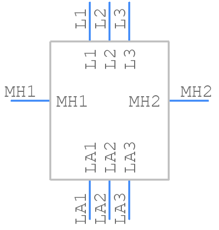 RB8532-16-1M3 - Schaffner - PCB symbol