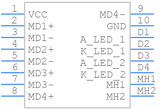 1840434-6 - TRP Connector - PCB symbol