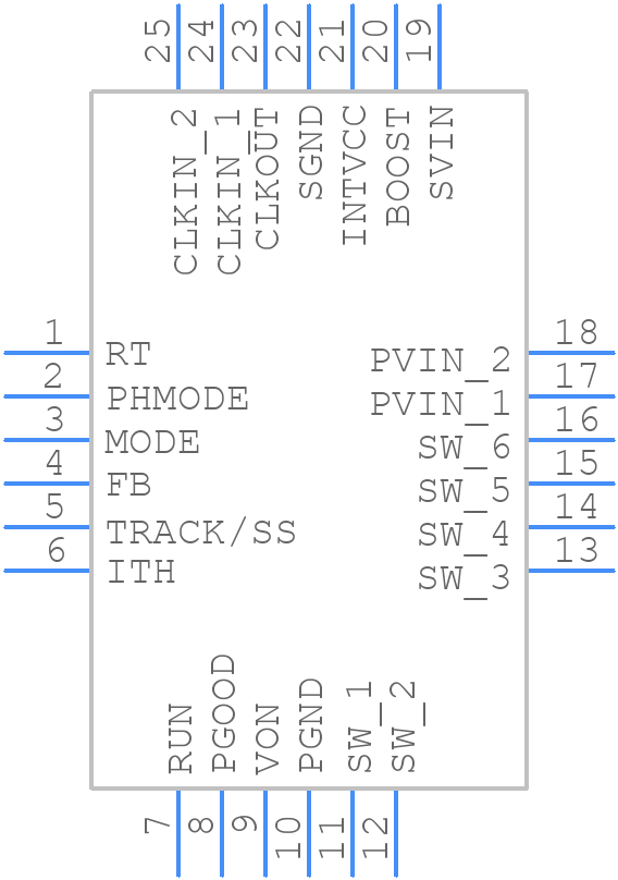 LTC3605AIUF#TRPBF - Analog Devices - PCB symbol
