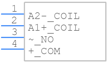 34.81.7.060.8240 - FINDER - PCB symbol