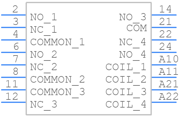 66.22.9.024.0000 - FINDER - PCB symbol