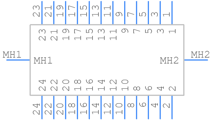 09185246904 - HARTING - PCB symbol
