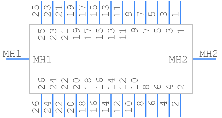 09185267927 - HARTING - PCB symbol