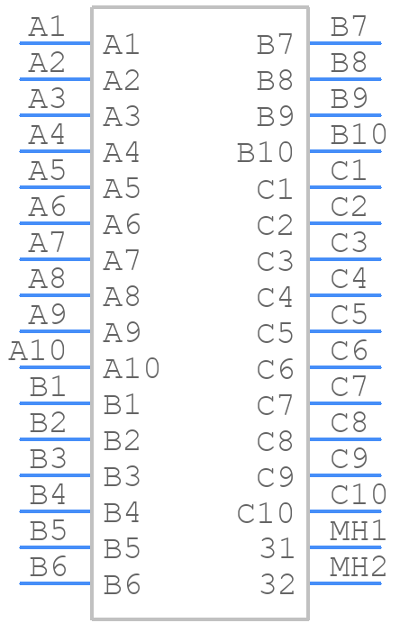 09251306919 - HARTING - PCB symbol