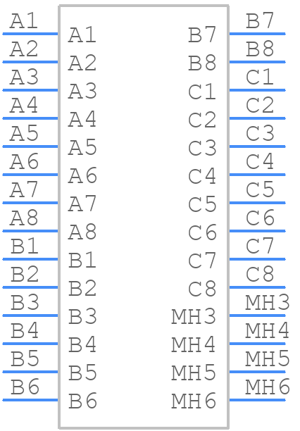 09455511123 - HARTING - PCB symbol