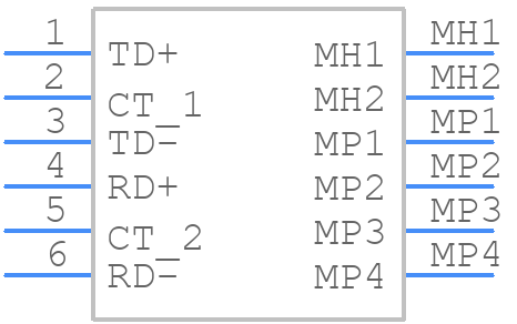 09455511130 - HARTING - PCB symbol
