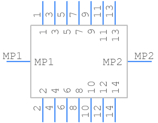 14010713101000 - HARTING - PCB symbol