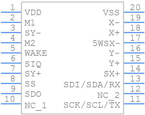 AR1011-I/SO - Microchip - PCB symbol