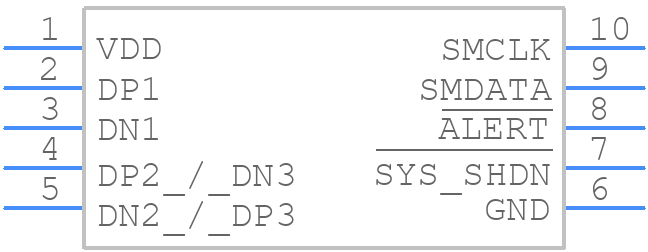 EMC1423-1-AIZL-TR - Microchip - PCB symbol