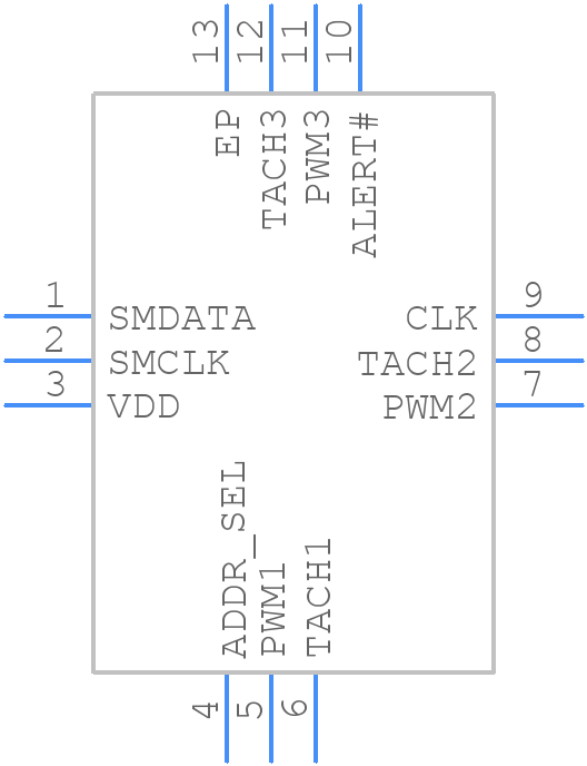 EMC2303-1-KP-TR - Microchip - PCB symbol