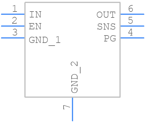 NCP187AMT120TAG - onsemi - PCB symbol