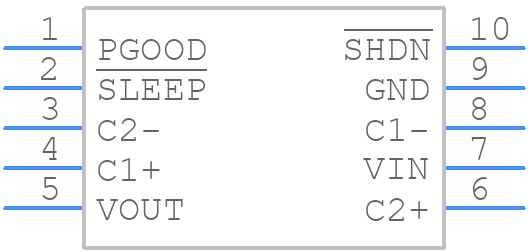 MCP1256-E/UN - Microchip - PCB symbol