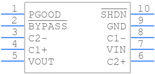 MCP1258-E/UN - Microchip - PCB symbol