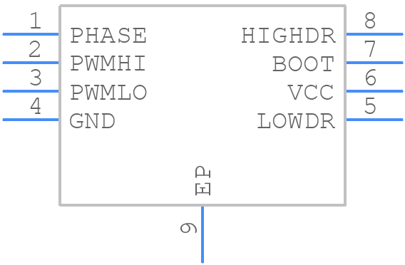 MCP14700-E/MF - Microchip - PCB symbol