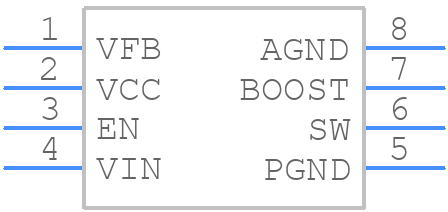 MCP16312-E/MS - Microchip - PCB symbol