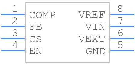 MCP1632-BAE/MS - Microchip - PCB symbol