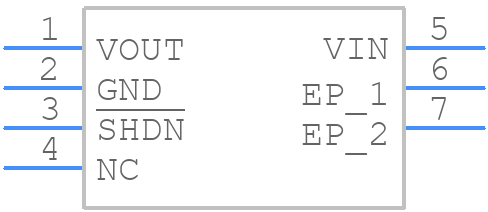 MCP1804T-5002I/MT - Microchip - PCB symbol