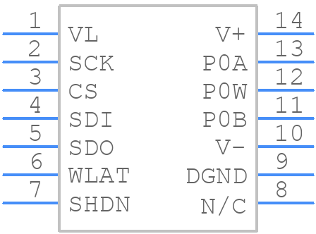 MCP41HV51-103E/ST - Microchip - PCB symbol