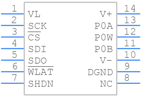 MCP41HV51-502E/ST - Microchip - PCB symbol