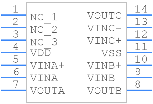MCP660-E/ST - Microchip - PCB symbol