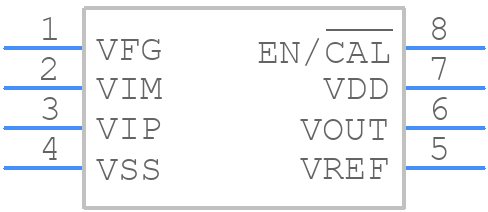 MCP6N11-001E/SN - Microchip - PCB symbol