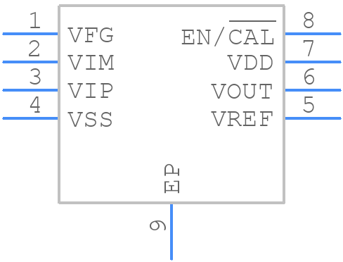 MCP6N11T-001E/MNY - Microchip - PCB symbol