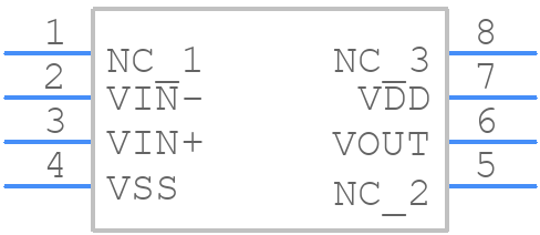 MCP6V26-E/SN - Microchip - PCB symbol