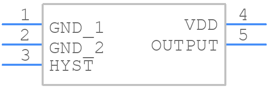 MCP9504PT-005E/OT - Microchip - PCB symbol