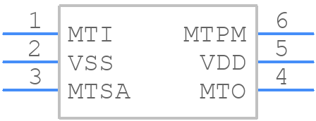 MTCH101T-I/OT - Microchip - PCB symbol