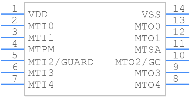 MTCH105-I/ST - Microchip - PCB symbol