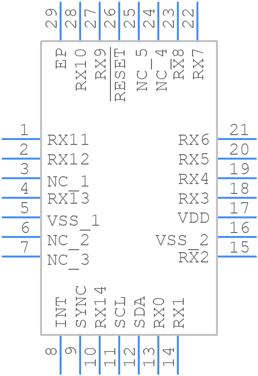 MTCH6102-I/MV - Microchip - PCB symbol