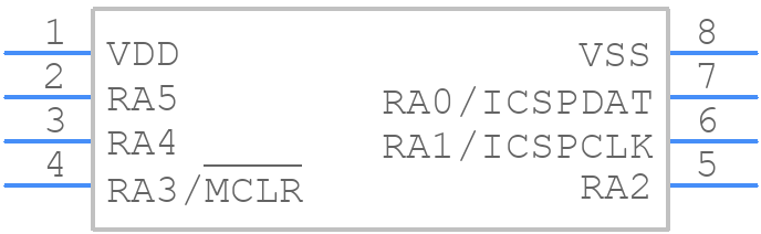 PIC12LF1572-I/SN - Microchip - PCB symbol