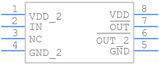 TC1411EOA - Microchip - PCB symbol