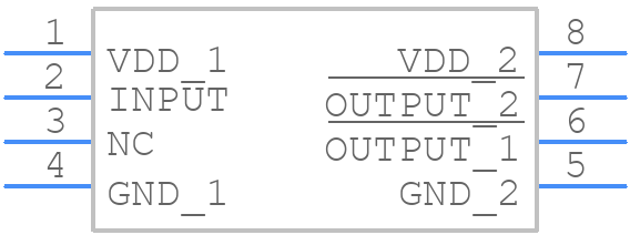 TC429CPA - Microchip - PCB symbol