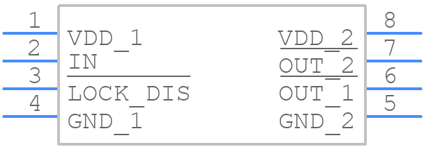 TC4431EPA - Microchip - PCB symbol