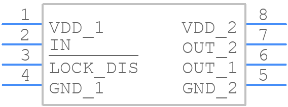 TC4432CPA - Microchip - PCB symbol