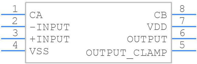 TC7650CPA - Microchip - PCB symbol