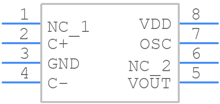 TC7662ACPA - Microchip - PCB symbol