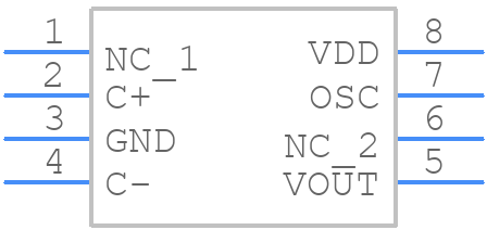 TC7662AEPA - Microchip - PCB symbol