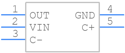 TCM828ECT713 - Microchip - PCB symbol