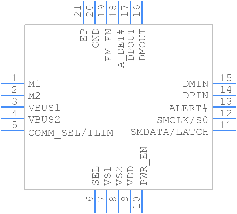 UCS1003-1-BP - Microchip - PCB symbol
