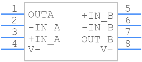 LMV358AIDDFR - Texas Instruments - PCB symbol