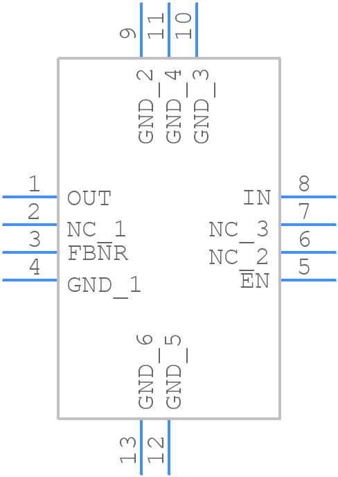 TPS73733QDRBRQ1 - Texas Instruments - PCB symbol