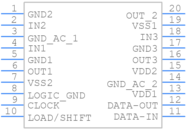 LM1973MX/NOPB - Texas Instruments - PCB symbol