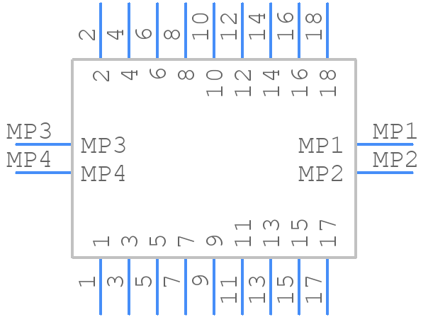 BM28B0.6-18DP/2-0.35V(53) - Hirose - PCB symbol